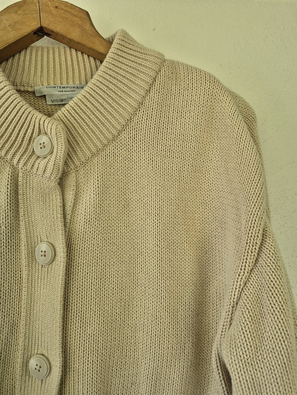 Organic Cotton Sweater By Contemporaine Par Simons Size Small - Picture 4 of 8